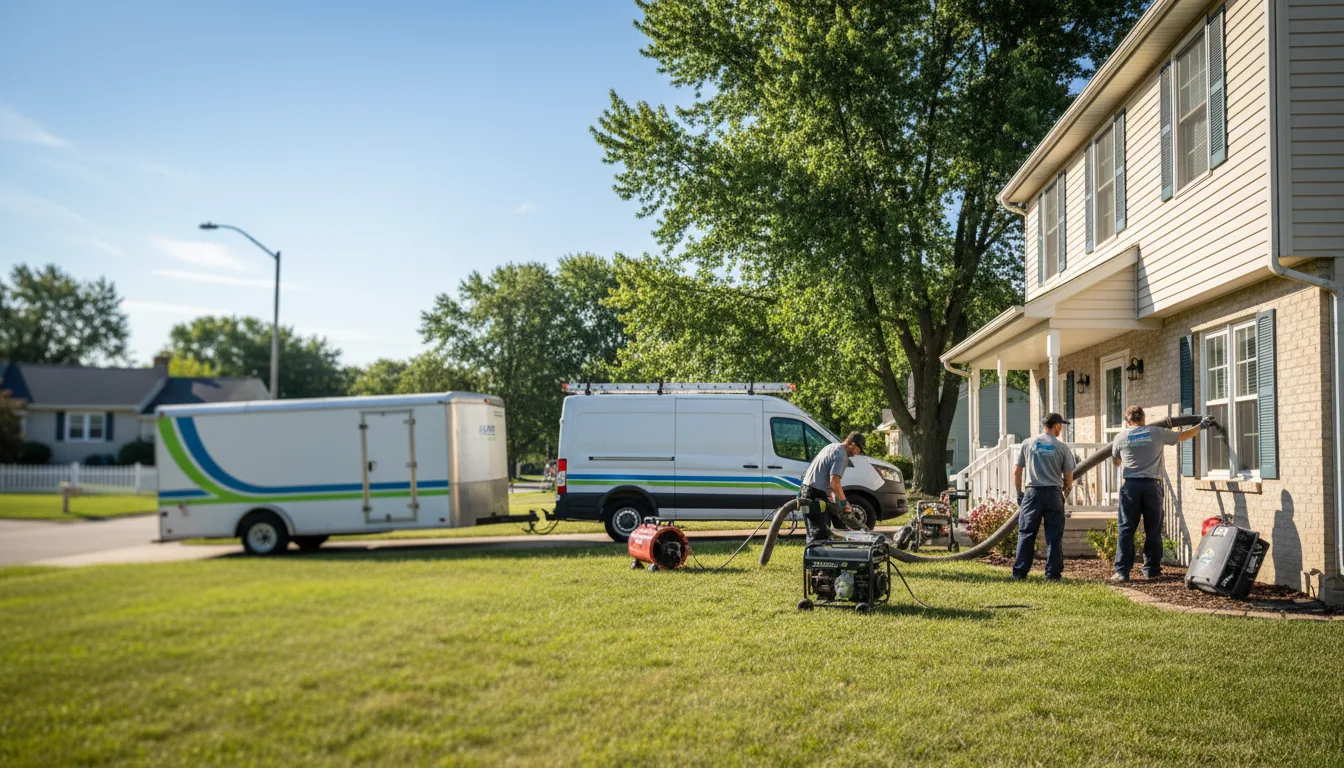 Flooded Basement Restoration And Cleanup With Repair in Creston, NC near me
